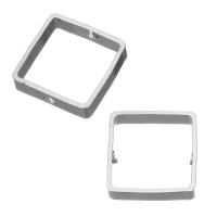 Brass Jewelry Finding, Square, silver color plated, durable & DIY Approx 1.5mm 