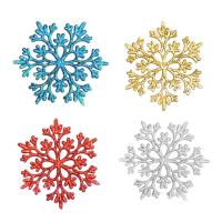 Plastic Christmas Snowflake 100mm [