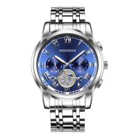 Men Wrist Watch, Stainless Steel, with zinc alloy dial & Glass, Chinese movement, plated, 30M waterproof & for man & luminated 41*11mm Approx 8.6 Inch 