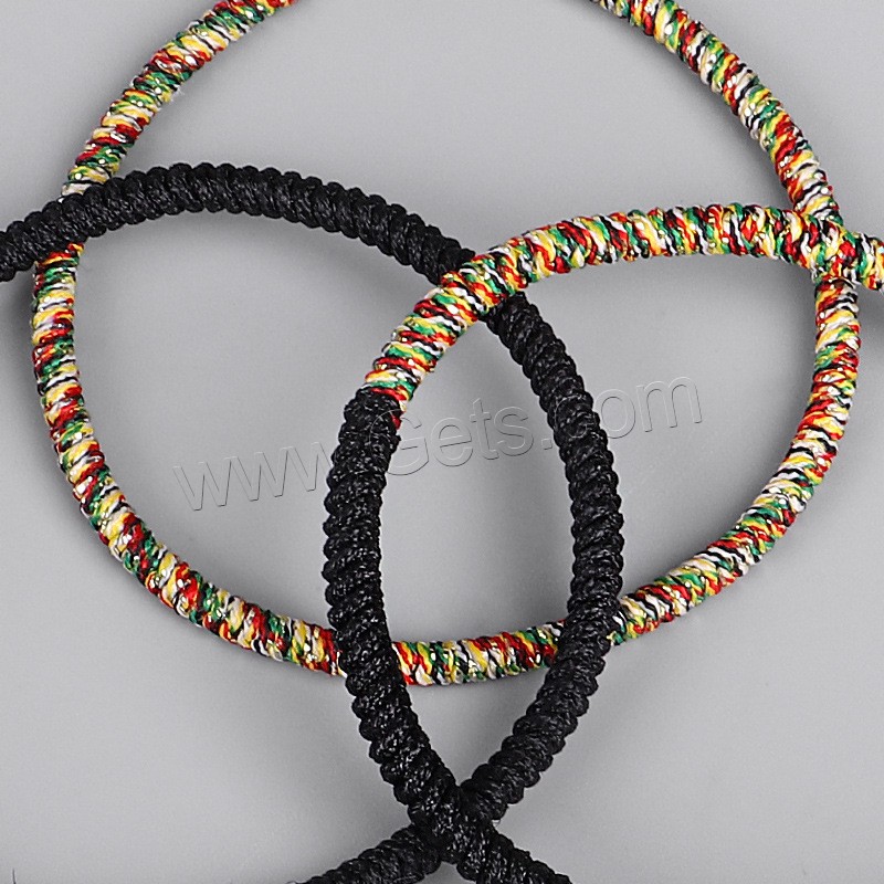 Bracelets cordon en nylon, corde en nylon, Réglable & style folk & pour femme, plus de couleurs à choisir, Longueur:Environ 10.63 pouce, Vendu par brin