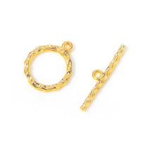 Brass Toggle Clasp, gold color plated, durable & DIY 0c 