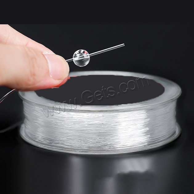 Crystal Thread, with plastic spool, elastic & DIY & different size for choice, more colors for choice, Sold By Spool