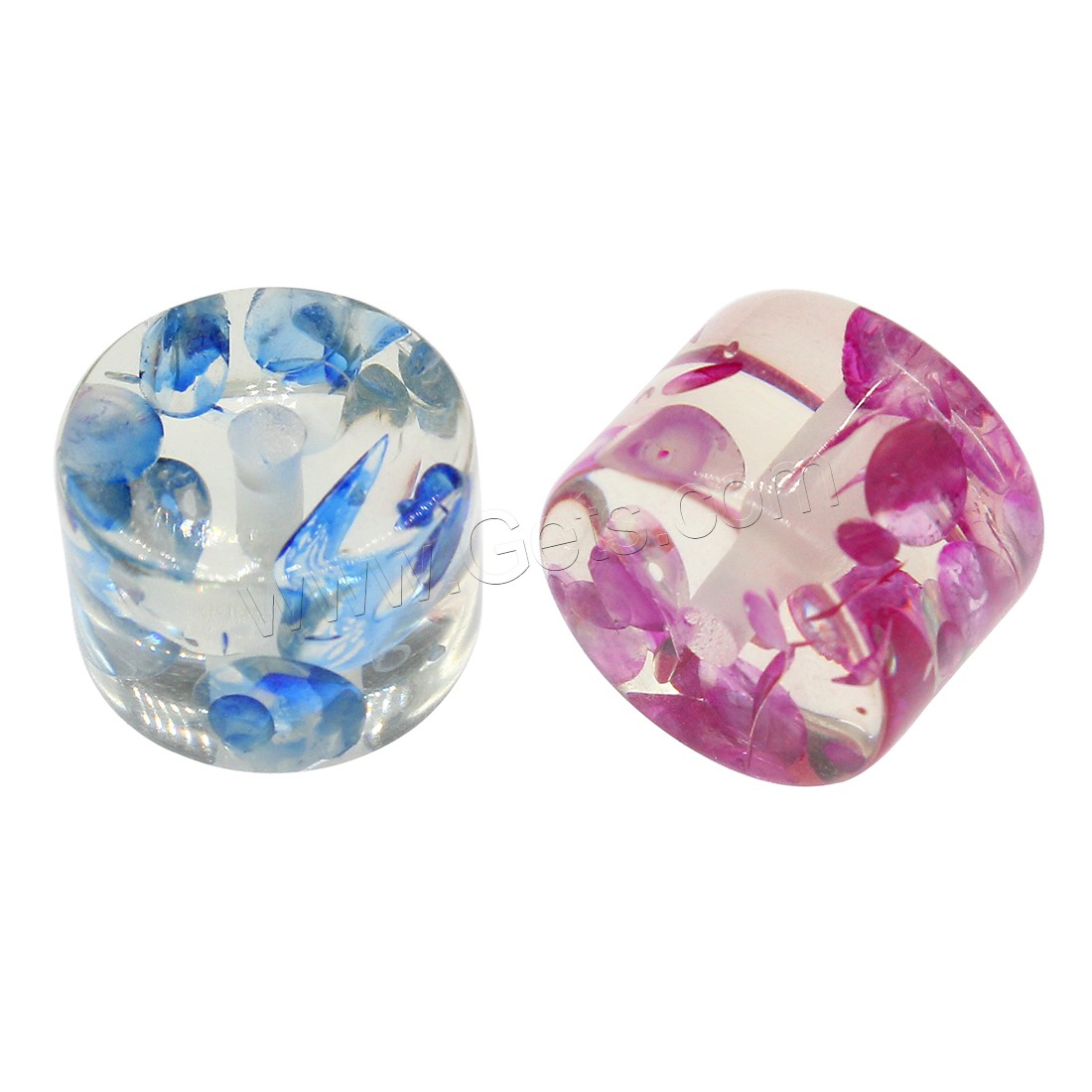 Harz Perlen Schmuck, Zylinder, verschiedene Größen vorhanden, keine, verkauft von Tasche