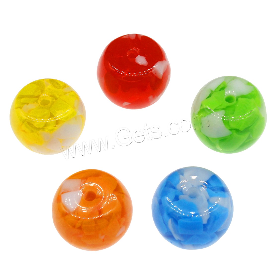 Resin Jewelry Beads, different size for choice, more colors for choice, Sold By Bag