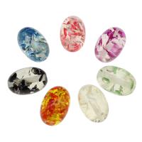 Harz Perlen Schmuck, keine, 19.6x13.4mm, Bohrung:ca. 1.9mm, 200PCs/Tasche, verkauft von Tasche