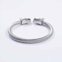 Stainless Steel Cuff Bangle, plated, punk style & Unisex 24cm 