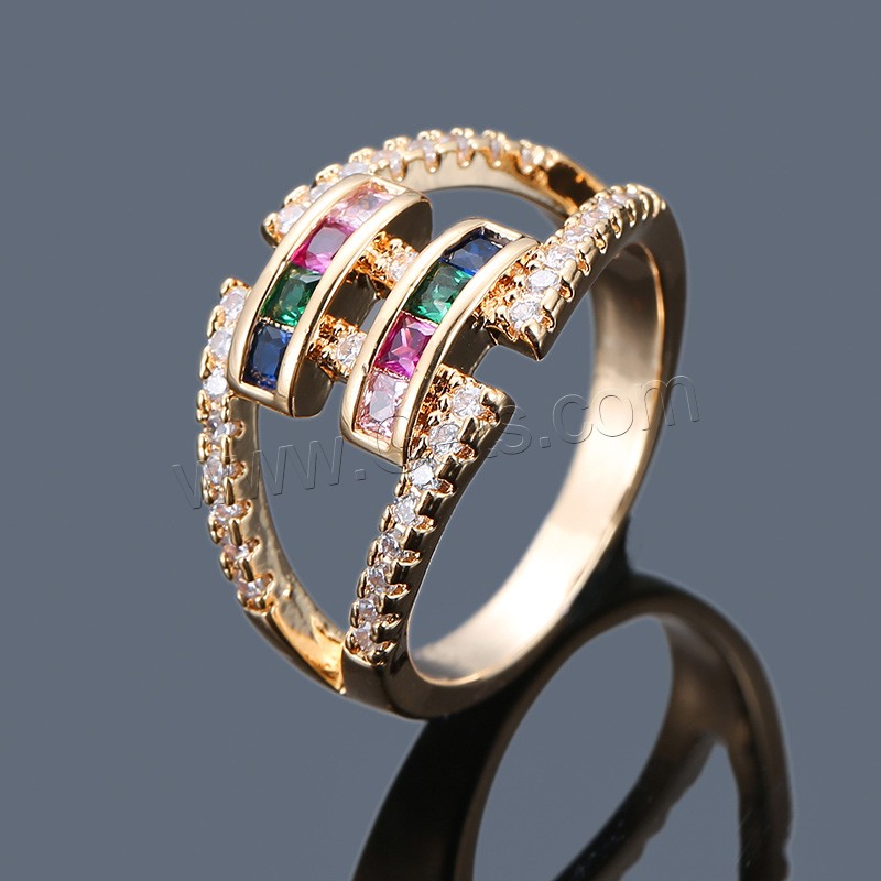 ラインス トーン真鍮指のリング, 銅, メッキ, 異なるサイズの選択 & 女性用 & ライン石のある, 無色, 売り手 パソコン