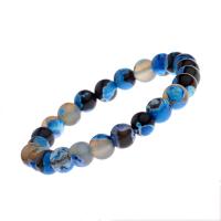 Natural Stone Bracelet, Round, Unisex 8mm Approx 6.5-7.5 Inch 