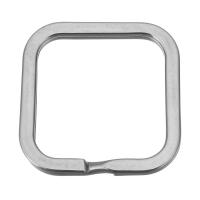 Stainless Steel Key Clasp, Square, original color 