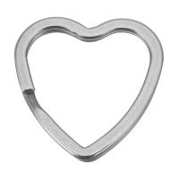 Stainless Steel Key Clasp, Heart, original color 