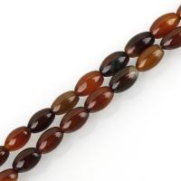 Achat Perlen, DIY, gemischte Farben, 12x8mm, Länge:ca. 15 ZollInch, 32PCs/Strang, verkauft von Strang