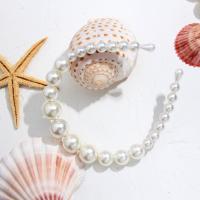 Hair Bands, Zinc Alloy, with Plastic Pearl, plated, for woman 130*150mm 