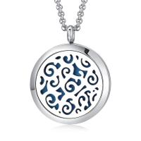 316L Stainless Steel Perfume Locket Pendant, fashion jewelry & DIY, original color, 30mm 