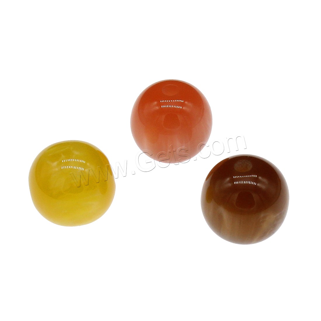 Resin Jewelry Beads, Round, different size for choice, more colors for choice, Sold By Bag