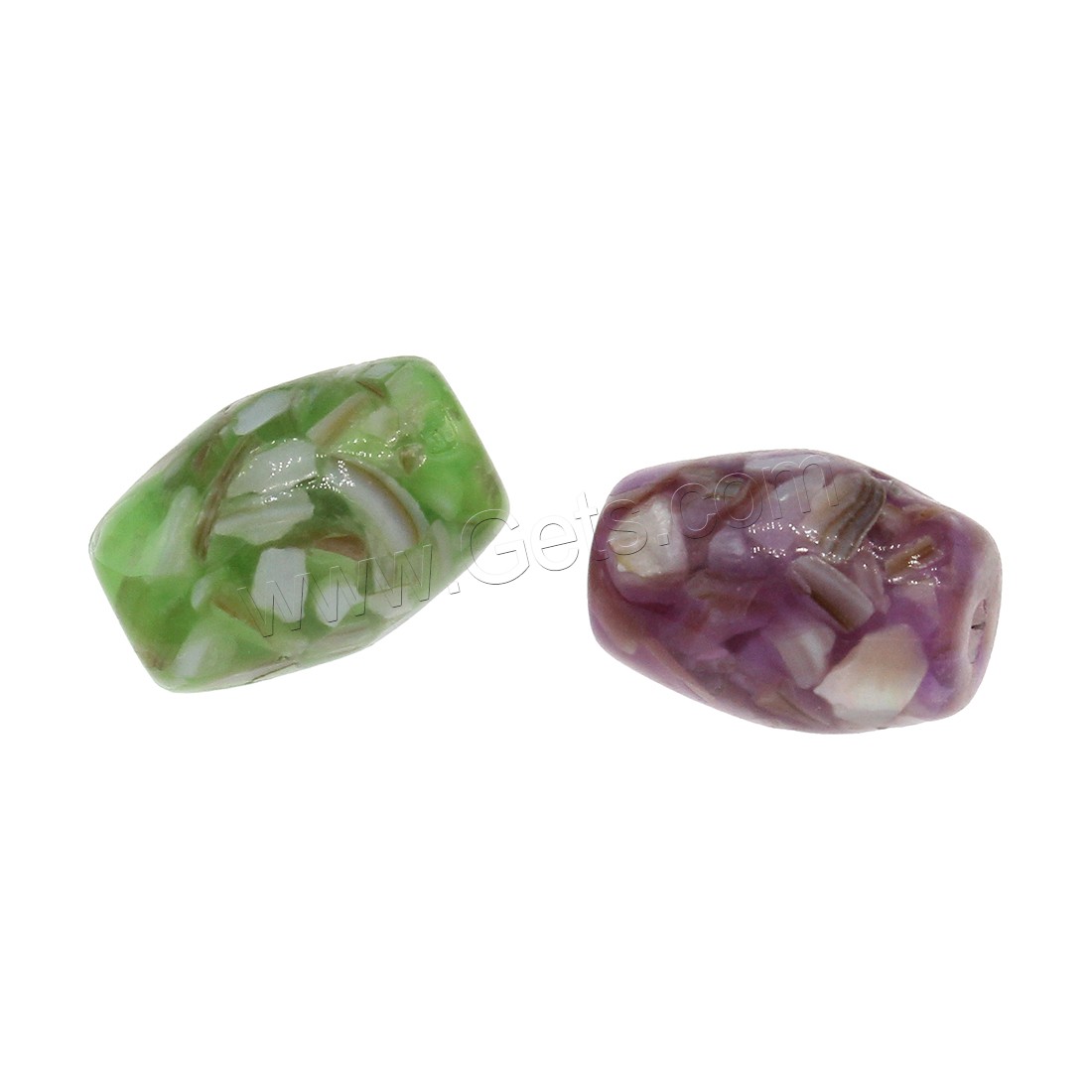 Resin Jewelry Beads, different size for choice, more colors for choice, 200PCs/Bag, Sold By Bag