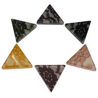 Cabochons de résine Fashion, triangle, DIY, plus de couleurs à choisir Vendu par sac