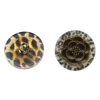 Zinc Alloy Shank Button, with Resin, plated Approx 2.4mm 