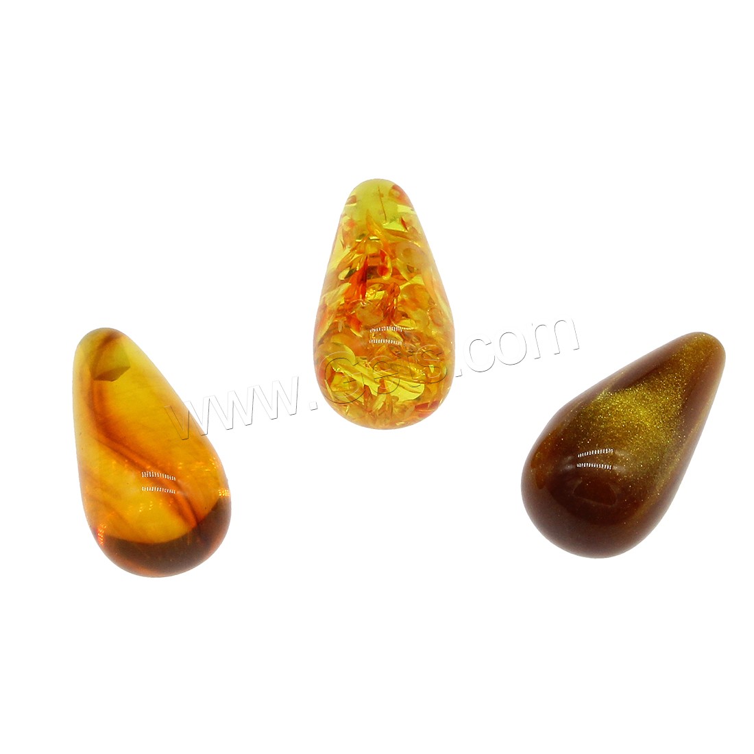 Harz Halbloch Perle, verschiedene Größen vorhanden, keine, verkauft von Tasche