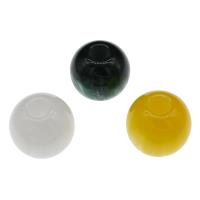 Harz Perlen Schmuck, rund, großes Loch, keine, 30x28mm, Bohrung:ca. 10mm, 50PCs/Tasche, verkauft von Tasche