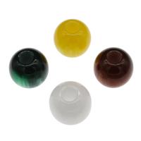 Harz Perlen Schmuck, rund, großes Loch, keine, 26x24mm, Bohrung:ca. 8mm, 200PCs/Tasche, verkauft von Tasche