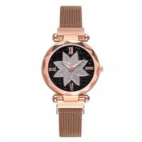 Women Wrist Watch, Zinc Alloy, with Glass, Chinese movement, zinc alloy magnetic clasp, plated, waterproofless & for woman Approx 8.5 Inch 