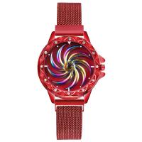 Bracelets de montre pour femmes, alliage de zinc, avec verre, mouvement chinoise, Placage, sans imperméable à l’eau & avec strass, plus de couleurs à choisir Environ 8 pouce, Vendu par PC