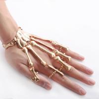 alliage de zinc Anneau de bracelet, Placage de couleur d'or, unisexe & Bijoux d'Halloween, Vendu par PC