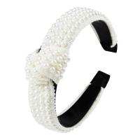 Hair Bands, Cloth, with Plastic Pearl, fashion jewelry & for woman 145*120*35mm 