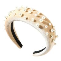 Hair Bands, Pleuche, with ABS Plastic Pearl & Plastic, fashion jewelry & for woman 170*160mm 