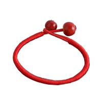 Bracelets en porcelaine, avec corde en nylon, bijoux de mode & unisexe & réglable, rouge Environ 7.5 pouce, Vendu par brin