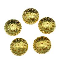 Iron Hollow Beads, gold color plated Approx 1.3mm 