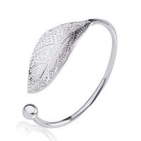 Zinc Alloy Cuff Bangle, silver color plated, fashion jewelry & for woman, 200*18mm 