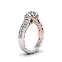 Circón cúbico anillo de dedo de latón, metal, chapado, diverso tamaño para la opción & para mujer & con circonia cúbica, Vendido por UD