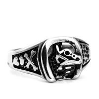 Men Stainless Steel Ring in Bulk, plated, fashion jewelry & for man, silver color 
