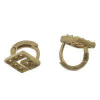 Brass Huggie Hoop Earring Finding, DIY & hollow, original color 