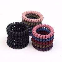 Phone Wire Hair Elastic, Plastic, Korean style & for woman 55mm, Inner Approx 37mm 