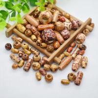 Dyed Wood Beads, random style & durable, 8mm 10mm,12mm,17mm 