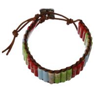 Stone Powder Bracelet, with Nylon Cord, synthetic, Adjustable & fashion jewelry & Unisex, multi-colored, 16.5mm Approx 9.5 Inch 