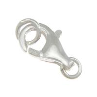 Sterling Silver Lobster Claw Clasp, 925 Sterling Silver silver color 