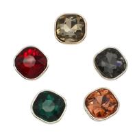 Zinc Alloy Shank Button, with Glass, plated, fashion jewelry 17*12mm Approx 2mm, Approx 