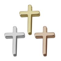 真鍮クロス形のペンダント, 銅, メッキ, ファッションジュエリー, 無色 穴:約 1.5mm, 売り手 パソコン