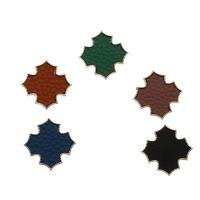 Zinc Alloy Shank Button, with PU Leather, gold color plated Approx 3mm, Approx 