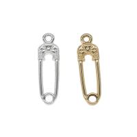 Hollow Zinc Alloy Connector, Paper Clip, plated Approx 1.5mm, Approx 