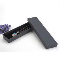 Kraft boîte-cadeau, rectangle, Paquet de boîte de cadeau & durable & bijoux de mode, noire Vendu par PC