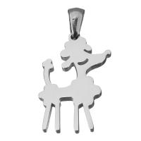 Stainless Steel Animal Pendants, fashion jewelry, original color Approx 