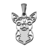 Stainless Steel Animal Pendants, fashion jewelry, original color Approx 