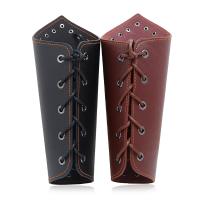 PU Leather Arm Bangle, with Wax Cord & Iron, fashion jewelry & Unisex 
