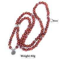 Agate Necklace, with Zinc Alloy, With Pendant & Unisex & rolo chain 8mm 