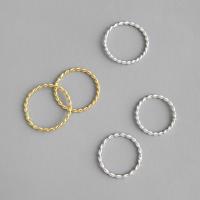 Стерлингового серебра кольцо, 925 пробы, Другое покрытие, разный размер для выбора & Женский, Много цветов для выбора, 1.5mm, продается PC