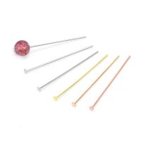 Sterling Silver Headpins, 925 Sterling Silver, plated [